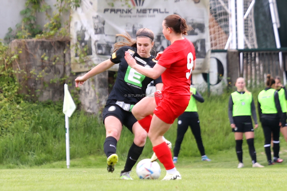 Sturm Damen - Wacker Innsbruck
OEFB Frauen Bundesliga, 13. Runde, SK Sturm Graz Damen - FC Wacker Innsbruck, Gruabn Graz, 21.04.2024. 

Foto zeigt Laura Riesenbeck (Sturm Damen)
