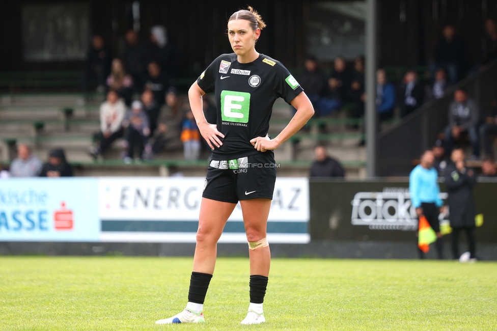 Sturm Damen - Wacker Innsbruck
OEFB Frauen Bundesliga, 13. Runde, SK Sturm Graz Damen - FC Wacker Innsbruck, Gruabn Graz, 21.04.2024. 

Foto zeigt Laura Krumboeck (Sturm Damen)
