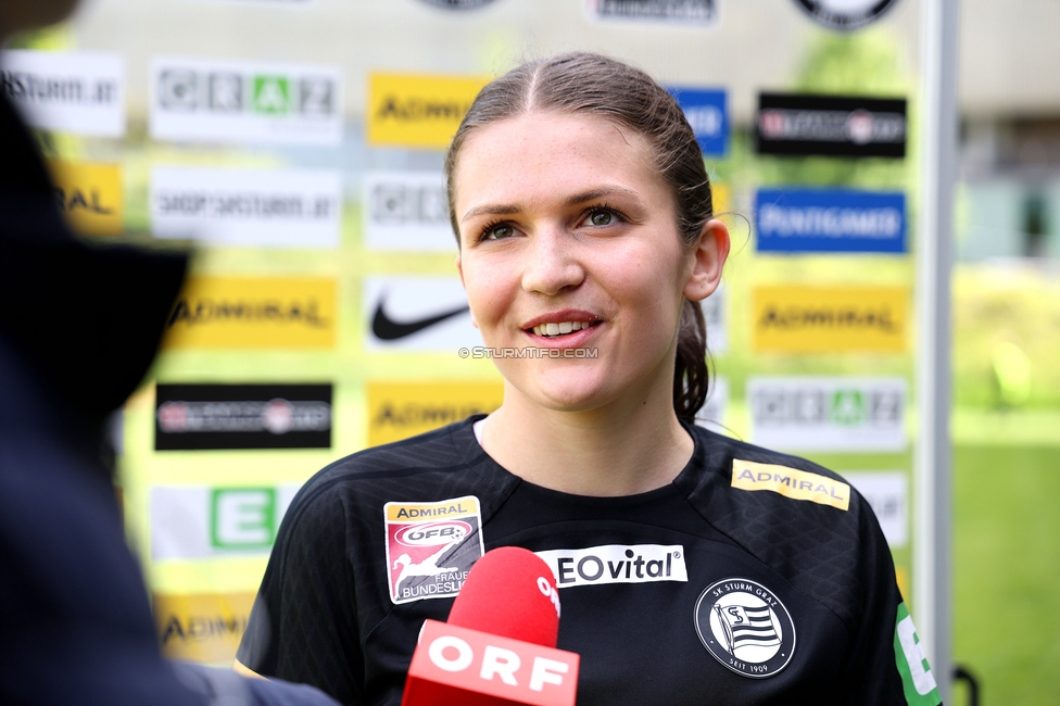 Sturm Damen - Wacker Innsbruck
OEFB Frauen Bundesliga, 13. Runde, SK Sturm Graz Damen - FC Wacker Innsbruck, Gruabn Graz, 21.04.2024. 

Foto zeigt Marie Spiess (Sturm Damen)
