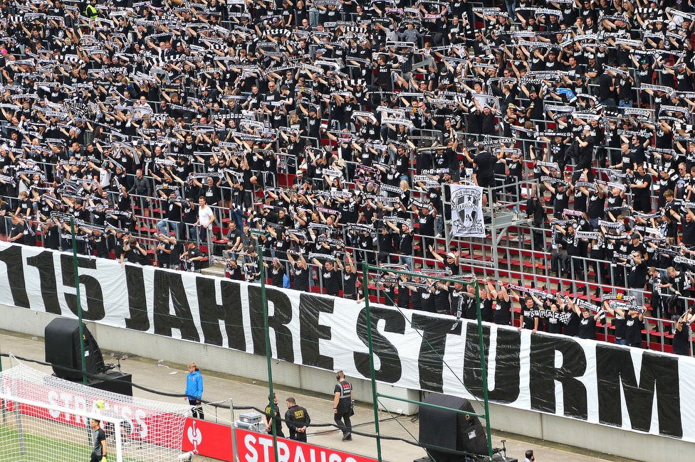 Sturm Graz - Rapid Wien
OEFB Cup, Finale, SK Sturm Graz - SK Rapid Wien, Woerthersee Stadion, 01.05.2024. 

Foto zeigt Fans von Sturm mit einer Choreografie
