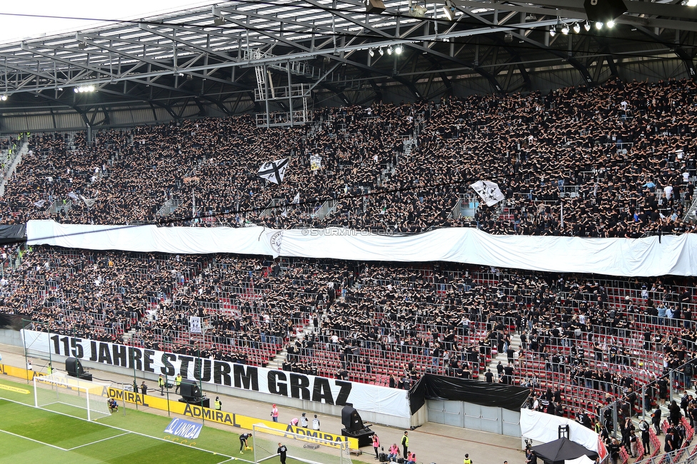 Sturm Graz - Rapid Wien
OEFB Cup, Finale, SK Sturm Graz - SK Rapid Wien, Woerthersee Stadion, 01.05.2024. 

Foto zeigt Fans von Sturm
