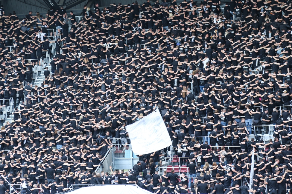 Sturm Graz - Rapid Wien
OEFB Cup, Finale, SK Sturm Graz - SK Rapid Wien, Woerthersee Stadion, 01.05.2024. 

Foto zeigt Fans von Sturm
