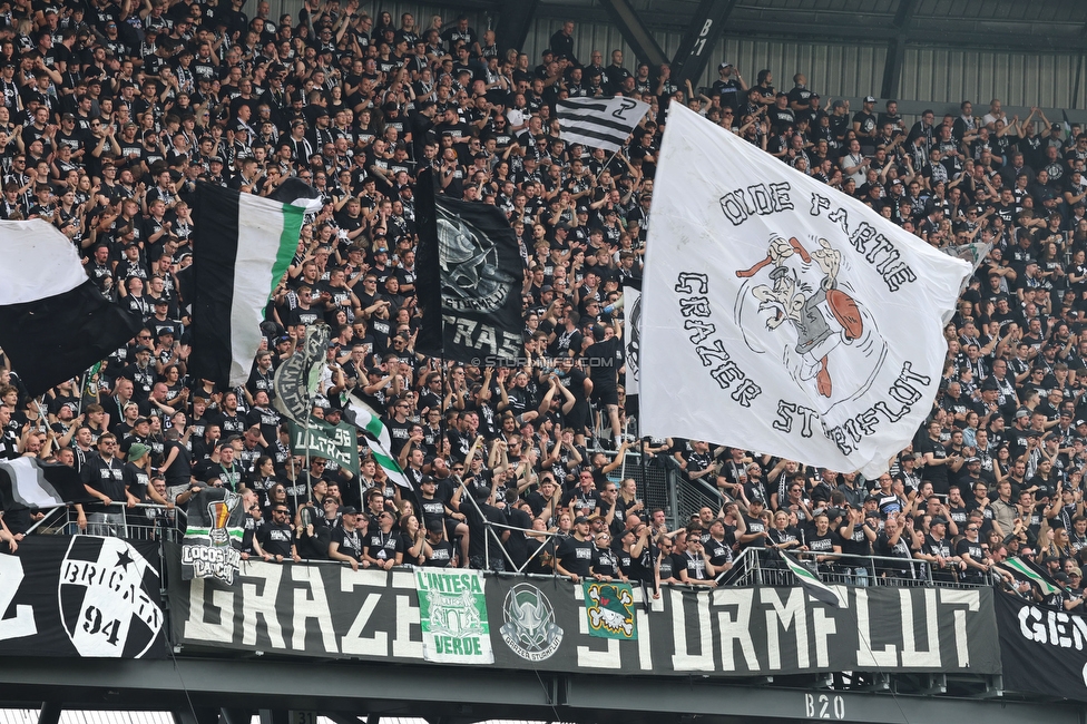 Sturm Graz - Rapid Wien
OEFB Cup, Finale, SK Sturm Graz - SK Rapid Wien, Woerthersee Stadion Klagenfurt, 01.05.2024. 

Foto zeigt Fans von Sturm
Schlüsselwörter: sturmflut