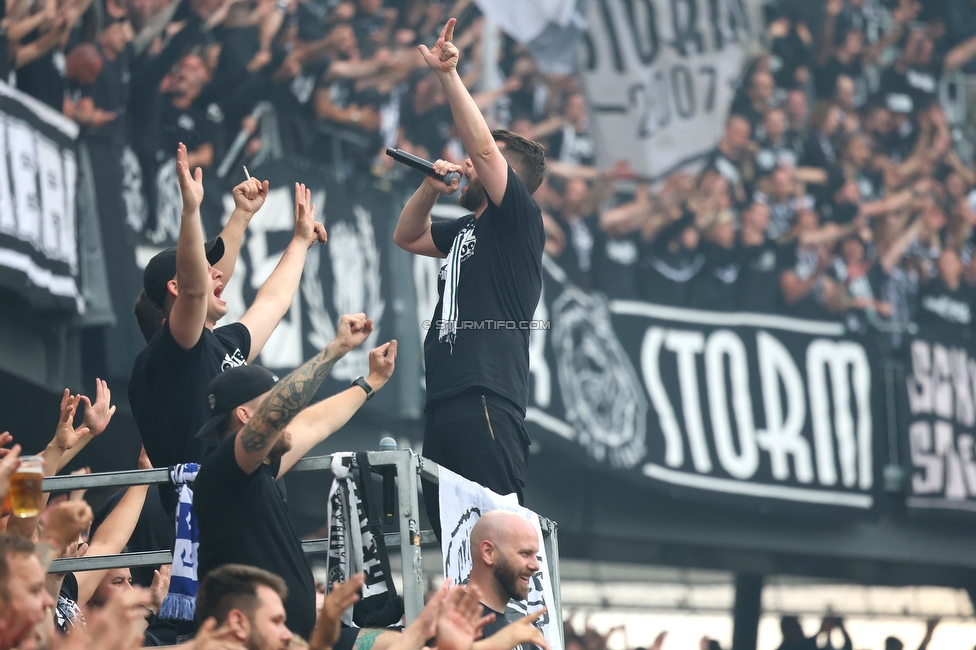 Sturm Graz - Rapid Wien
OEFB Cup, Finale, SK Sturm Graz - SK Rapid Wien, Woerthersee Stadion Klagenfurt, 01.05.2024. 

Foto zeigt Fans von Sturm
Schlüsselwörter: torjubel