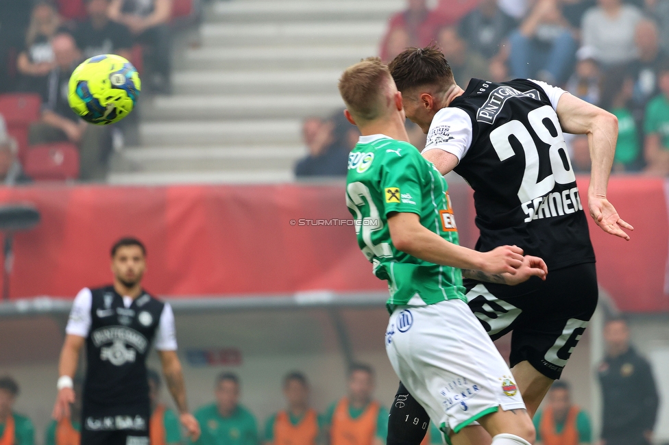 Sturm Graz - Rapid Wien
OEFB Cup, Finale, SK Sturm Graz - SK Rapid Wien, Woerthersee Stadion Klagenfurt, 01.05.2024. 

Foto zeigt David Schnegg (Sturm)
