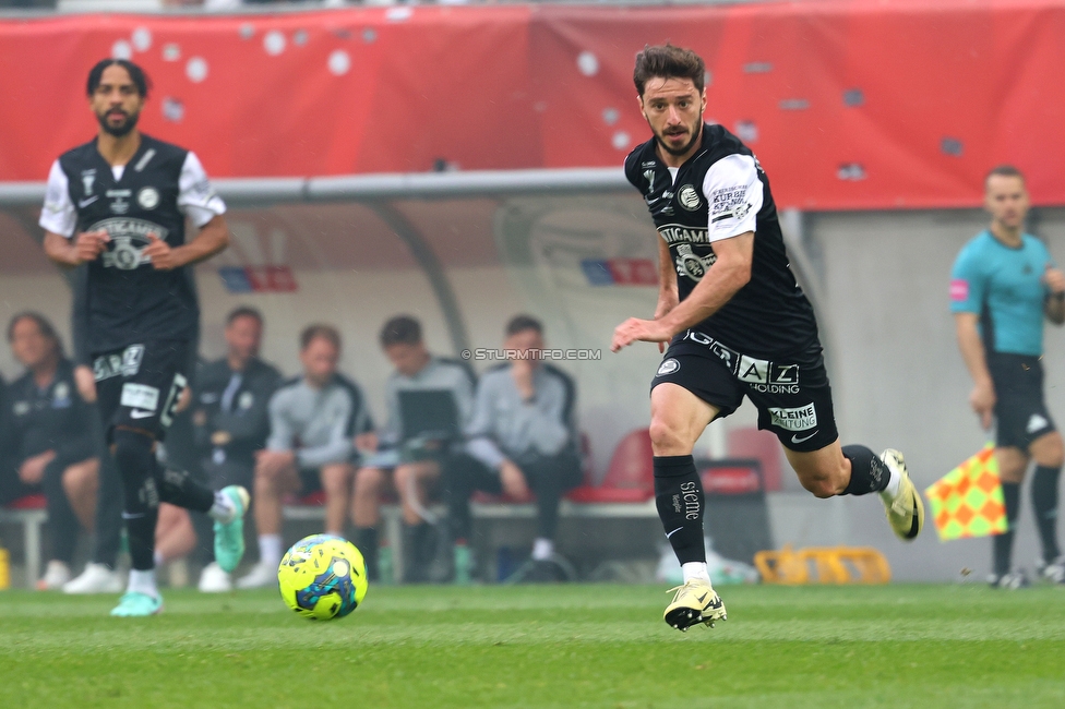 Sturm Graz - Rapid Wien
OEFB Cup, Finale, SK Sturm Graz - SK Rapid Wien, Woerthersee Stadion Klagenfurt, 01.05.2024. 

Foto zeigt Otar Kiteishvili (Sturm)
