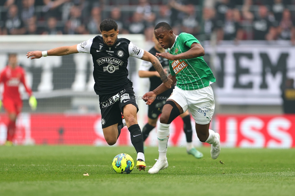 Sturm Graz - Rapid Wien
OEFB Cup, Finale, SK Sturm Graz - SK Rapid Wien, Woerthersee Stadion Klagenfurt, 01.05.2024. 

Foto zeigt Jusuf Gazibegovic (Sturm)
