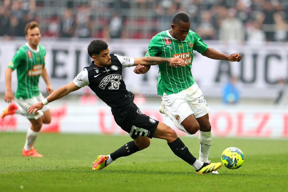 Sturm Graz - Rapid Wien
OEFB Cup, Finale, SK Sturm Graz - SK Rapid Wien, Woerthersee Stadion Klagenfurt, 01.05.2024. 

Foto zeigt Jusuf Gazibegovic (Sturm)
