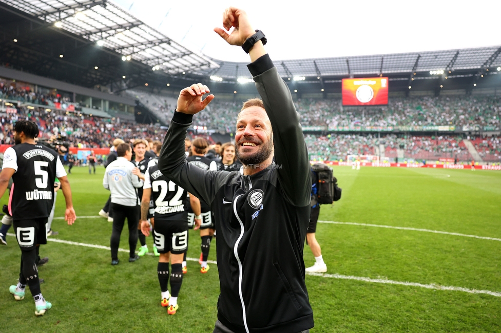 Sturm Graz - Rapid Wien
OEFB Cup, Finale, SK Sturm Graz - SK Rapid Wien, Woerthersee Stadion, 01.05.2024. 

Foto zeigt Martin Ehrenreich (Teammanagement Sturm)
