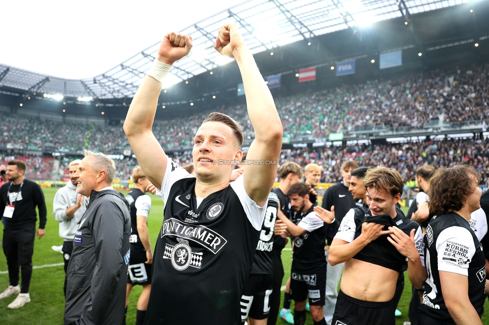 Sturm Graz - Rapid Wien
OEFB Cup, Finale, SK Sturm Graz - SK Rapid Wien, Woerthersee Stadion, 01.05.2024. 

Foto zeigt Dimitri Dominique Lavalee (Sturm)
