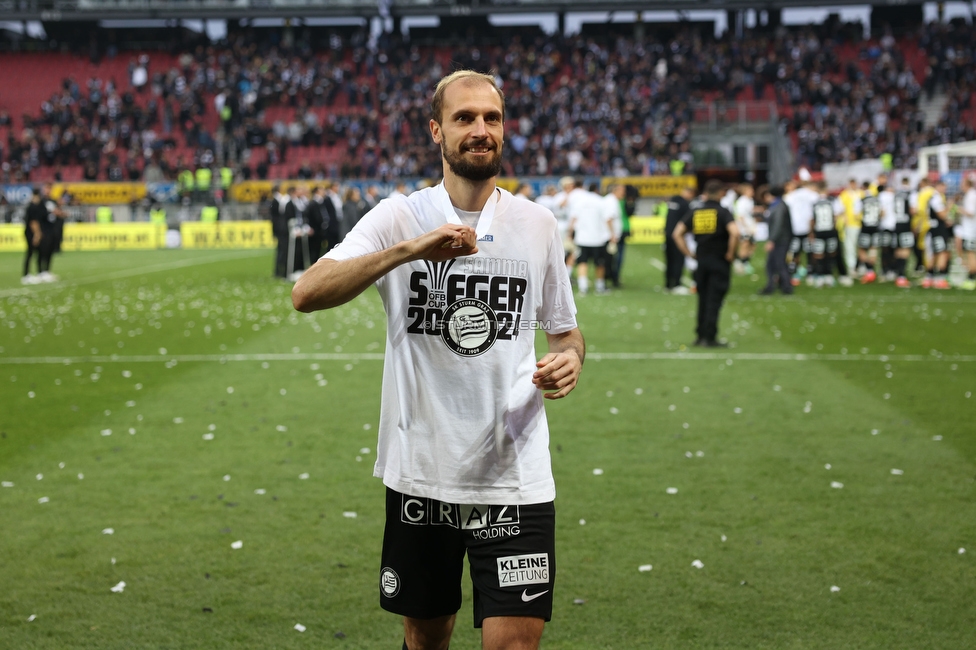 Sturm Graz - Rapid Wien
OEFB Cup, Finale, SK Sturm Graz - SK Rapid Wien, Woerthersee Stadion, 01.05.2024. 

Foto zeigt Jon Gorenc-Stankovic (Sturm)
