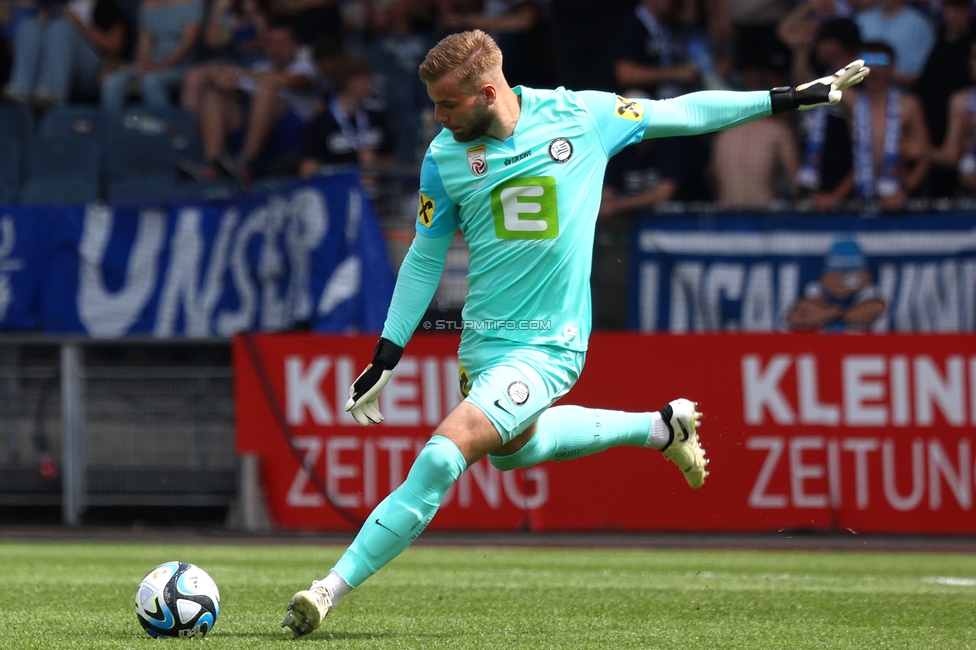 Sturm Graz - Hartberg
Oesterreichische Fussball Bundesliga, 30. Runde, SK Sturm Graz - TSV Hartberg, Stadion Liebenau Graz, 05.05.2024. 

Foto zeigt Viteslav Jaros (Sturm)
