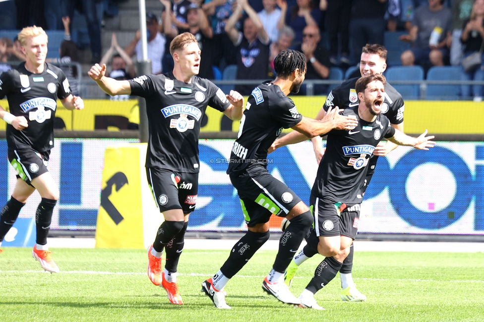 Sturm Graz - Hartberg
Oesterreichische Fussball Bundesliga, 30. Runde, SK Sturm Graz - TSV Hartberg, Stadion Liebenau Graz, 05.05.2024. 

Foto zeigt Otar Kiteishvili (Sturm)
