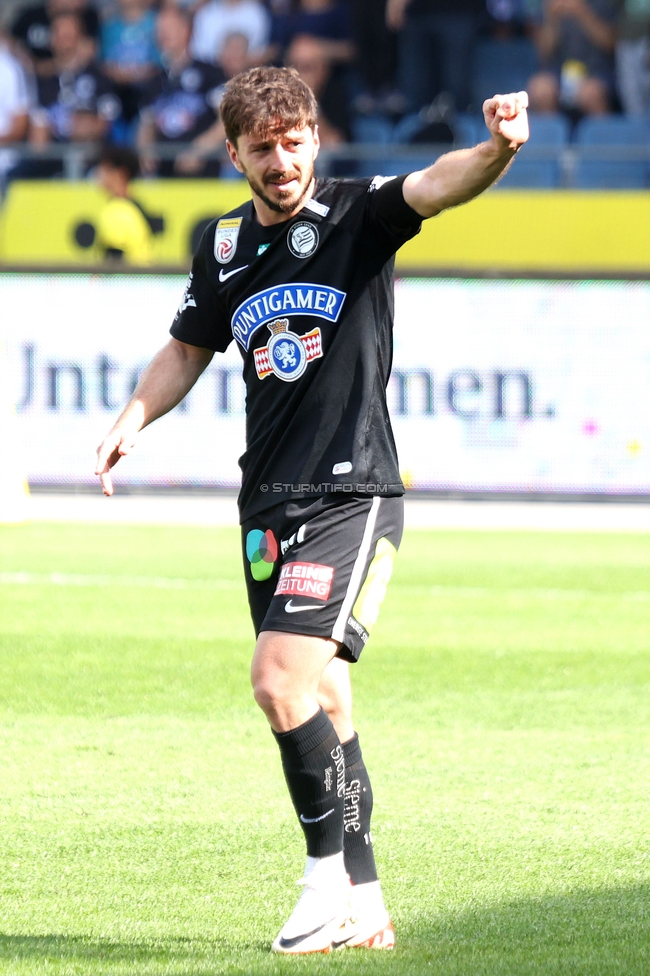 Sturm Graz - Hartberg
Oesterreichische Fussball Bundesliga, 30. Runde, SK Sturm Graz - TSV Hartberg, Stadion Liebenau Graz, 05.05.2024. 

Foto zeigt Otar Kiteishvili (Sturm)
