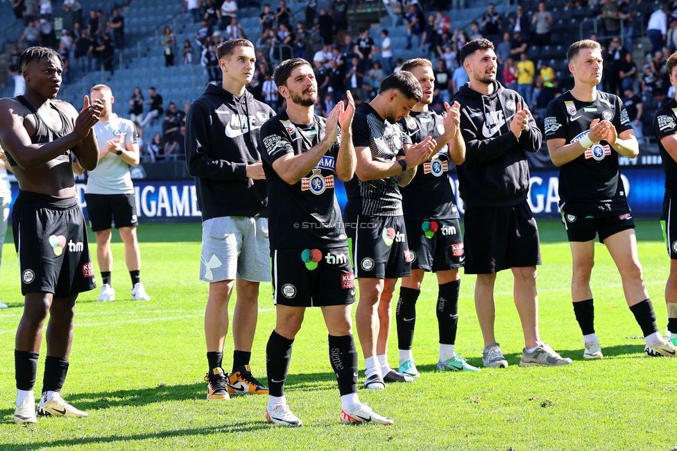 Sturm Graz - Hartberg
Oesterreichische Fussball Bundesliga, 30. Runde, SK Sturm Graz - TSV Hartberg, Stadion Liebenau Graz, 05.05.2024. 

Foto zeigt Otar Kiteishvili (Sturm)
