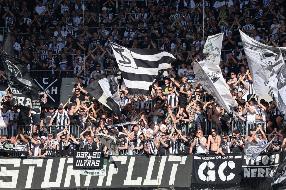 LASK - Sturm Graz
Oesterreichische Fussball Bundesliga, 31. Runde, LASK - SK Sturm Graz, Arena Linz, 12.05.2024. 

Foto zeigt Fans von Sturm
Schlüsselwörter: sturmflut