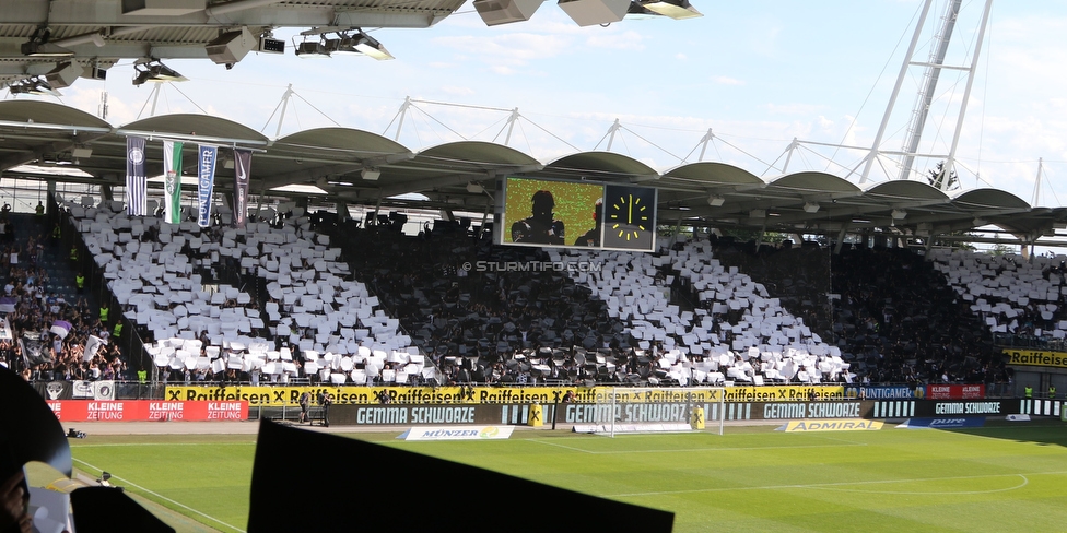 Sturm Graz - Austria Klagenfurt
Oesterreichische Fussball Bundesliga, 32. Runde, SK Sturm Graz - SK Austria Klagenfurt, Stadion Liebenau Graz, 19.05.2024. 

Foto zeigt Fans von Sturm
