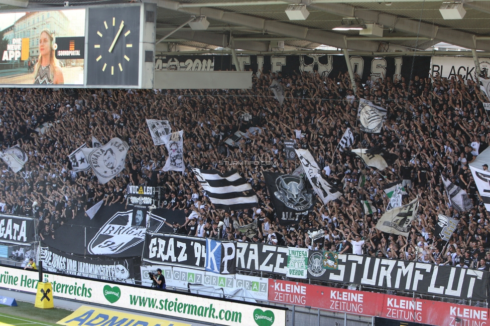 Sturm Graz - Austria Klagenfurt
Oesterreichische Fussball Bundesliga, 32. Runde, SK Sturm Graz - SK Austria Klagenfurt, Stadion Liebenau Graz, 19.05.2024. 

Foto zeigt Fans von Sturm
