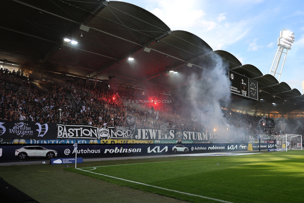 Sturm Graz - Austria Klagenfurt
Oesterreichische Fussball Bundesliga, 32. Runde, SK Sturm Graz - SK Austria Klagenfurt, Stadion Liebenau Graz, 19.05.2024. 

Foto zeigt Fans von Sturm
Schlüsselwörter: torjubel