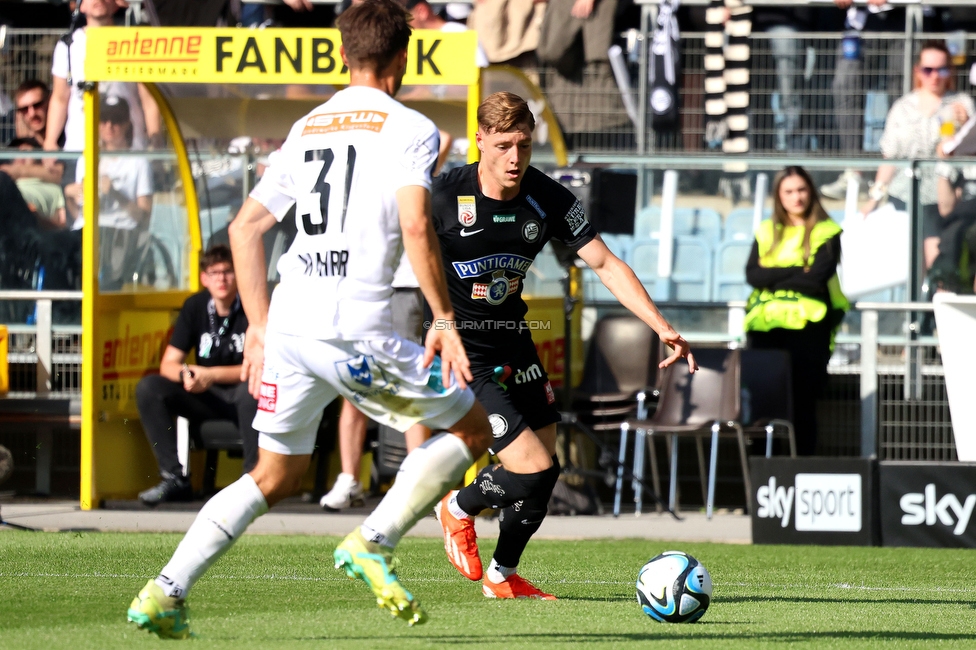 Sturm Graz - Austria Klagenfurt
Oesterreichische Fussball Bundesliga, 32. Runde, SK Sturm Graz - SK Austria Klagenfurt, Stadion Liebenau Graz, 19.05.2024. 

Foto zeigt Alexander Prass (Sturm)
