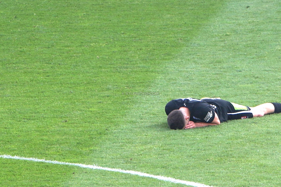 Sturm Graz - Austria Klagenfurt
Oesterreichische Fussball Bundesliga, 32. Runde, SK Sturm Graz - SK Austria Klagenfurt, Stadion Liebenau Graz, 19.05.2024. 

Foto zeigt Max Johnston (Sturm)
