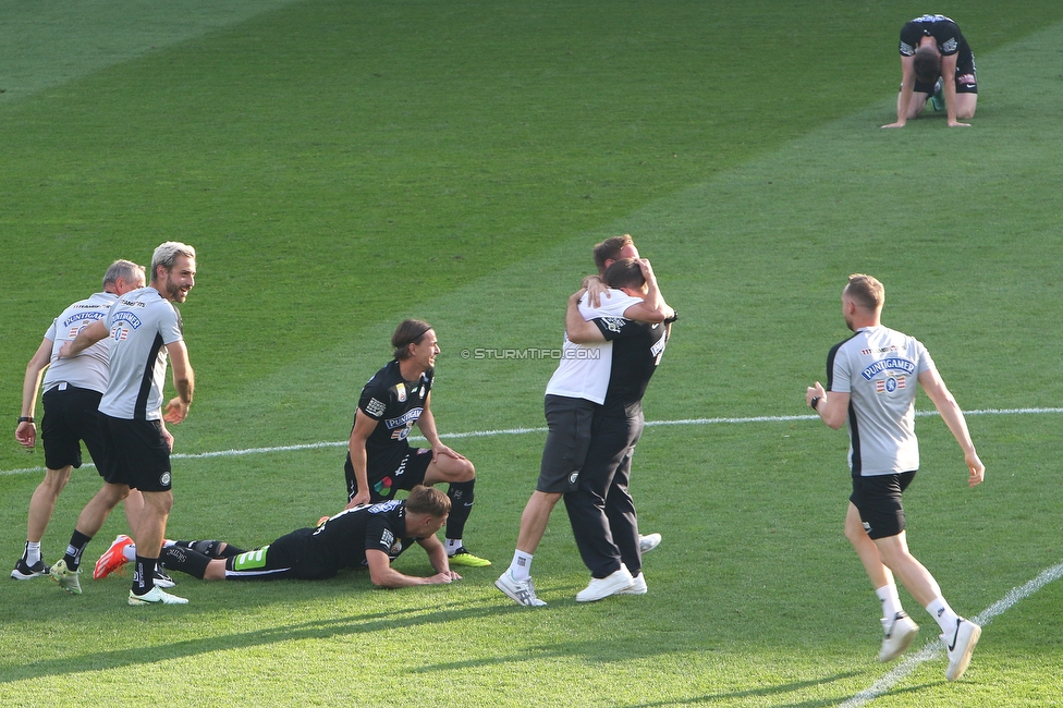 Sturm Graz - Austria Klagenfurt
Oesterreichische Fussball Bundesliga, 32. Runde, SK Sturm Graz - SK Austria Klagenfurt, Stadion Liebenau Graz, 19.05.2024. 

Foto zeigt die Mannschaft von Sturm
