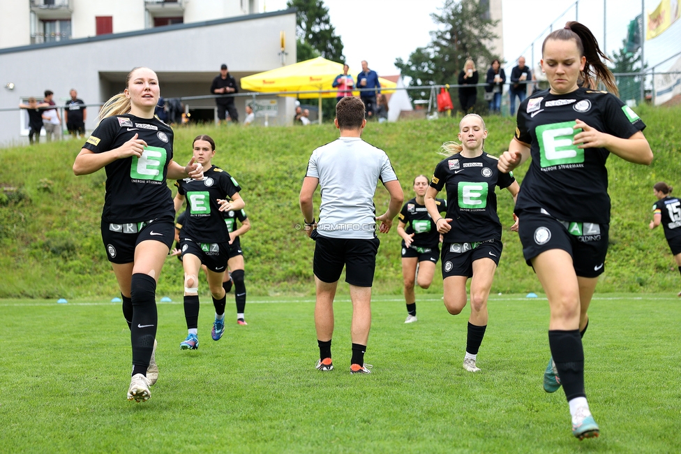 Sturm Damen - Bergheim
OEFB Frauen Bundesliga, 18. Runde, SK Sturm Graz Damen - FC Bergheim, Gruabn Graz, 26.05.2024. 

Foto zeigt die Mannschaft der Sturm Damen
