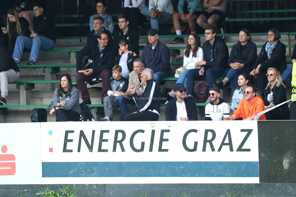 Sturm Damen - Bergheim
OEFB Frauen Bundesliga, 18. Runde, SK Sturm Graz Damen - FC Bergheim, Gruabn Graz, 26.05.2024. 

Foto zeigt Christian Jauk (Praesident Sturm)
