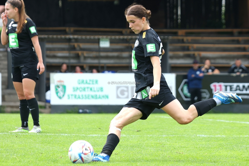 Sturm Damen - Bergheim
OEFB Frauen Bundesliga, 18. Runde, SK Sturm Graz Damen - FC Bergheim, Gruabn Graz, 26.05.2024. 

Foto zeigt Leonie Christin Tragl (Sturm Damen)
