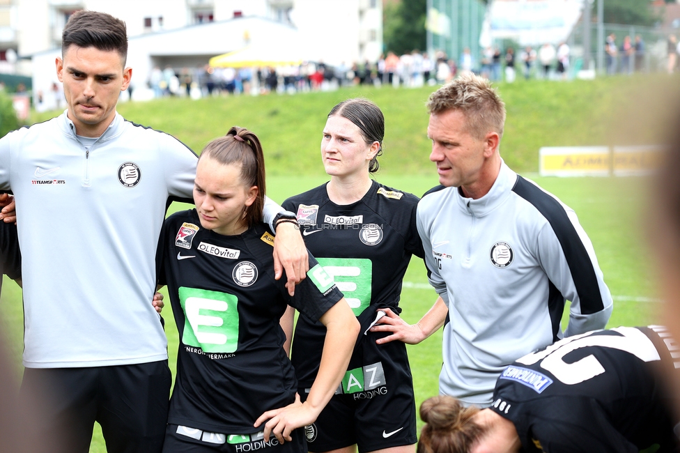Sturm Damen - Bergheim
OEFB Frauen Bundesliga, 18. Runde, SK Sturm Graz Damen - FC Bergheim, Gruabn Graz, 26.05.2024. 

Foto zeigt die Mannschaft der Sturm Damen
