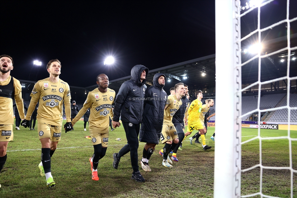 Tirol - Sturm Graz
Oesterreichische Fussball Bundesliga, 16. Runde, WSG Tirol - SK Sturm Graz, Tivoli Stadion Tirol, 07.12.2024. 

Foto zeigt die Mannschaft von Sturm
