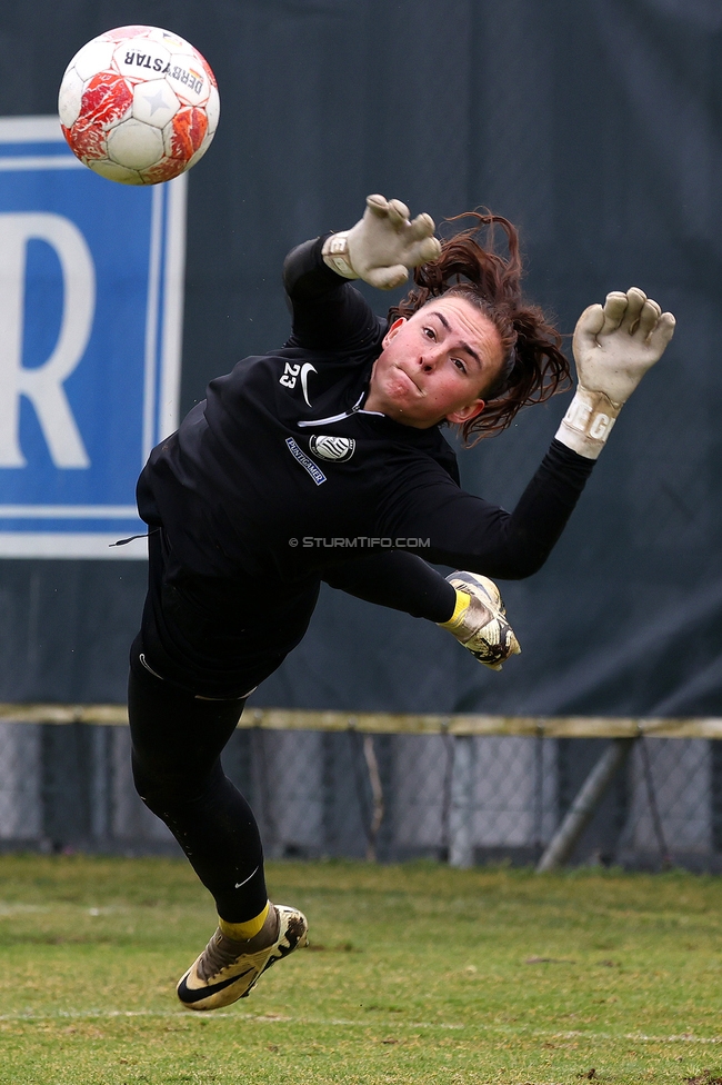 Sturm Damen - Bergheim
OEFB Frauen Bundesliga, 17. Runde, SK Sturm Graz Damen - FC Bergheim, Trainingszentrum Messendorf, 15.03.2025. 

Foto zeigt Lourdes Romero (Sturm Damen)
