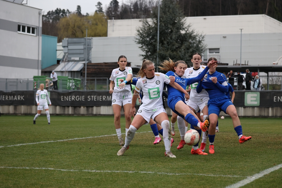 Sturm Damen - Bergheim
OEFB Frauen Bundesliga, 17. Runde, SK Sturm Graz Damen - FC Bergheim, Trainingszentrum Messendorf, 15.03.2025. 

Foto zeigt Laura Lillholm-Petersen (Sturm Damen)
