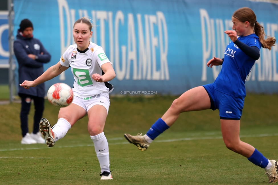 Sturm Damen - Bergheim
OEFB Frauen Bundesliga, 17. Runde, SK Sturm Graz Damen - FC Bergheim, Trainingszentrum Messendorf, 15.03.2025. 

Foto zeigt Anna Wirnsberger (Sturm Damen)
