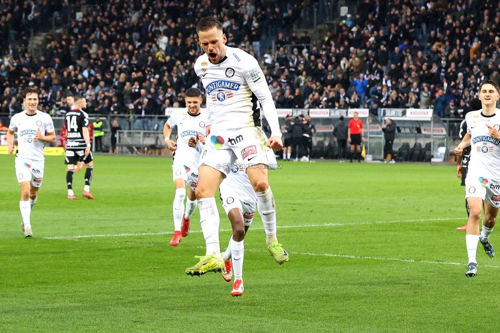 Sturm Graz - LASK
Oesterreichische Fussball Bundesliga, 22. Runde, SK Sturm Graz - Linzer ASK, Stadion Liebenau Graz, 16.03.2025. 

Foto zeigt Tomi Horvat (Sturm)
