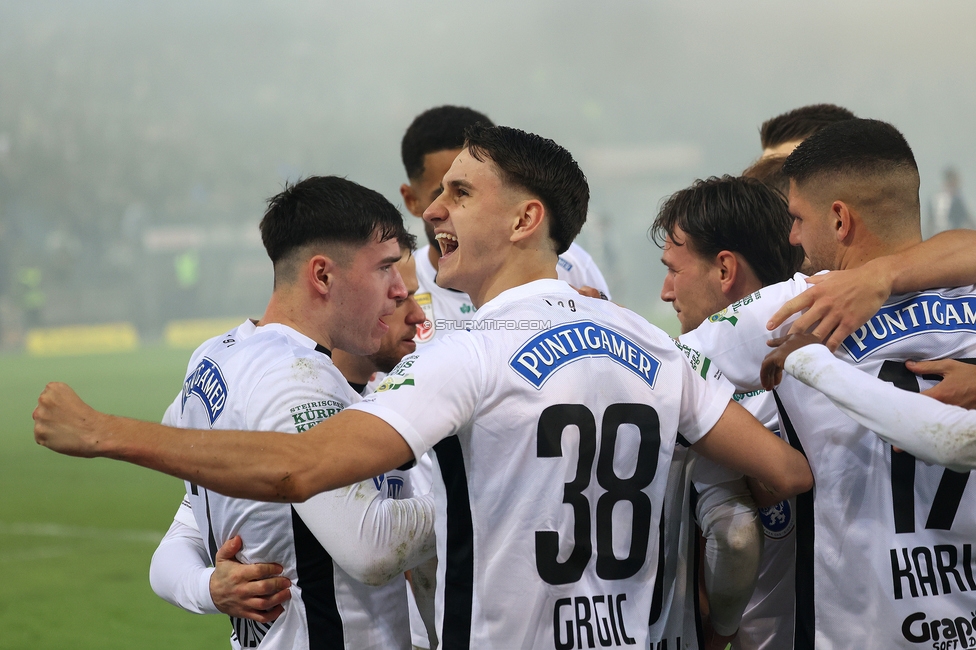 Sturm Graz - LASK
Oesterreichische Fussball Bundesliga, 22. Runde, SK Sturm Graz - Linzer ASK, Stadion Liebenau Graz, 16.03.2025. 

Foto zeigt Otar Kiteishvili (Sturm)
