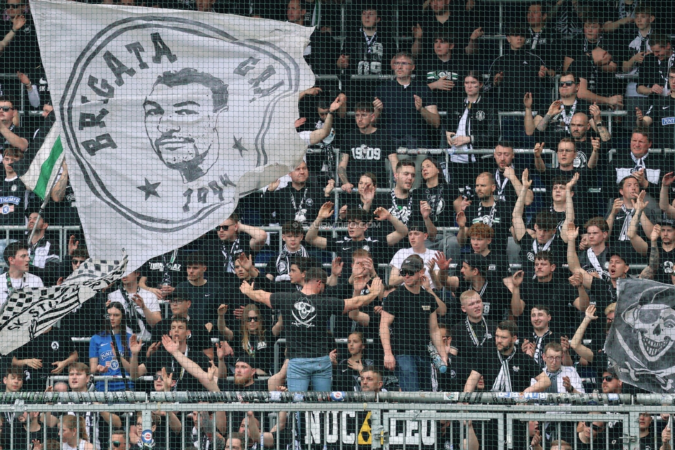 RB Salzburg - Sturm Graz
Oesterreichische Fussball Bundesliga, 25. Runde, FC RB Salzburg - SK Sturm Graz, Stadion Wals-Siezenheim, 13.04.2024. 

Foto zeigt Fans von Sturm
Schlüsselwörter: brigata