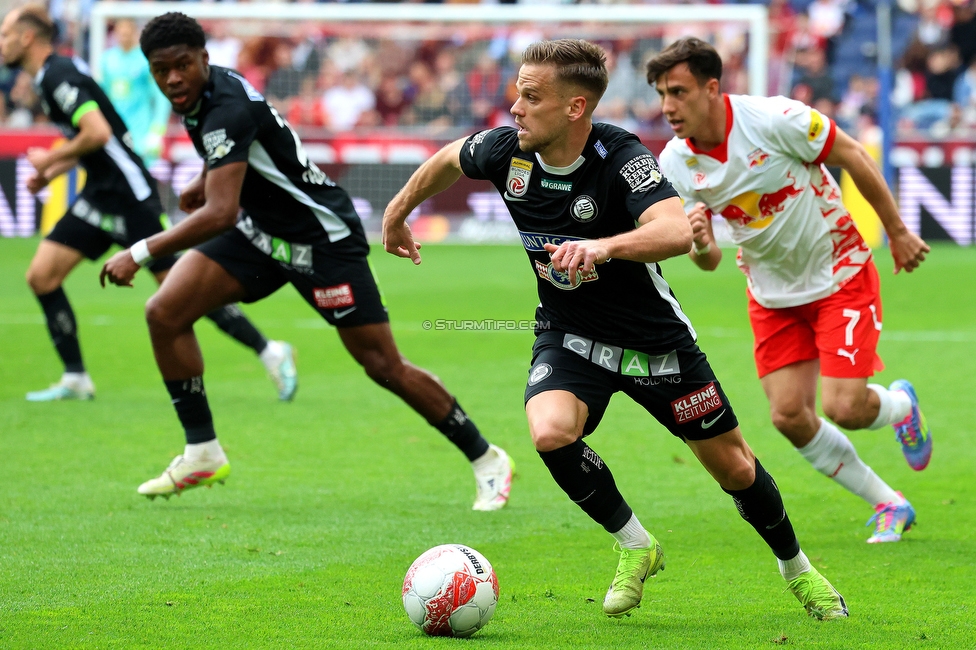 RB Salzburg - Sturm Graz
Oesterreichische Fussball Bundesliga, 25. Runde, FC RB Salzburg - SK Sturm Graz, Stadion Wals-Siezenheim, 13.04.2024. 

Foto zeigt Tomi Horvat (Sturm)
