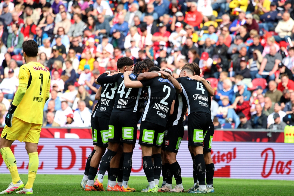 RB Salzburg - Sturm Graz
Oesterreichische Fussball Bundesliga, 25. Runde, FC RB Salzburg - SK Sturm Graz, Stadion Wals-Siezenheim, 13.04.2024. 

Foto zeigt Otar Kiteishvili (Sturm)
Schlüsselwörter: torjubel