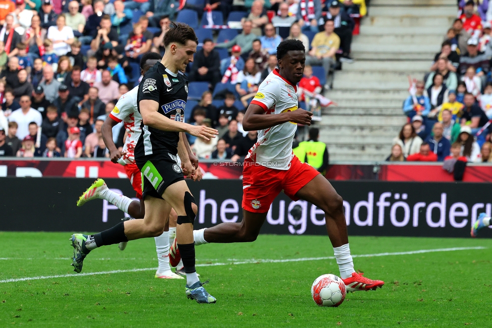 RB Salzburg - Sturm Graz
Oesterreichische Fussball Bundesliga, 25. Runde, FC RB Salzburg - SK Sturm Graz, Stadion Wals-Siezenheim, 13.04.2024. 

Foto zeigt Leon Grgic (Sturm)
