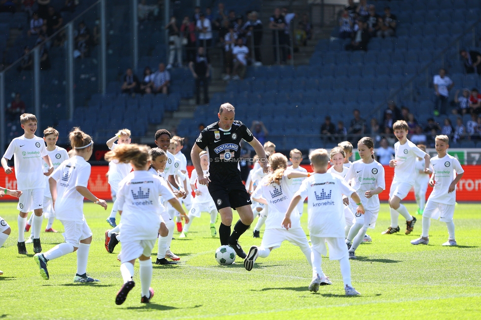 Sturm Graz - Linz
Oesterreichische Fussball Bundesliga, 26. Runde, SK Sturm Graz - FC Blau-Weiss Linz, Stadion Liebenau Graz, 20.04.2025. 

Foto zeigt Mario Haas (ehem. Spieler Sturm)
