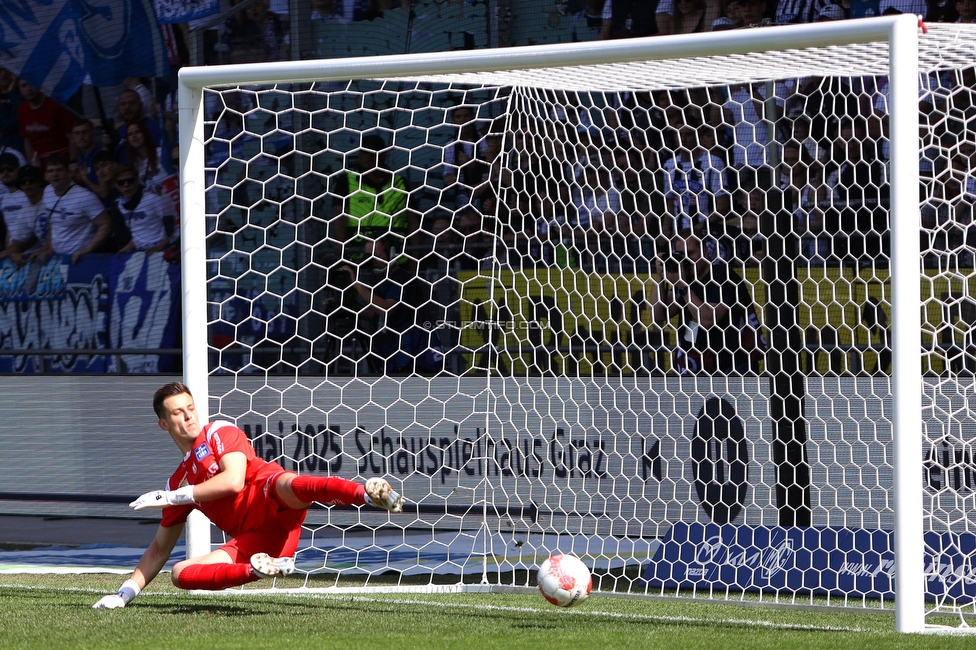 Sturm Graz - Linz
Oesterreichische Fussball Bundesliga, 26. Runde, SK Sturm Graz - FC Blau-Weiss Linz, Stadion Liebenau Graz, 20.04.2025. 

Foto zeigt Tomi Horvat (Sturm)
Schlüsselwörter: elfmeter torjubel