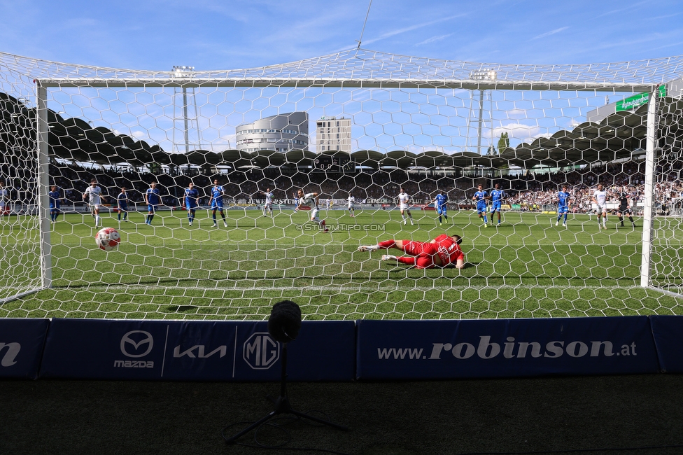 Sturm Graz - Blau-Weiss Linz
Oesterreichische Fussball Bundesliga, 26. Runde, SK Sturm Graz - FC Blau-Weiss Linz, Stadion Liebenau Graz, 20.04.2025. 

Foto zeigt Tomi Horvat (Sturm)
Schlüsselwörter: torjubel elfmeter