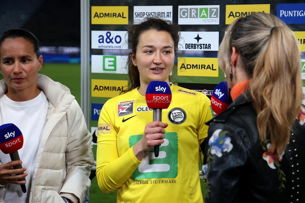 Sturm Damen - Austria Wien
OEFB Frauen Bundesliga, 21. Runde, SK Sturm Graz Damen - FK Austria Wien, Stadion Liebenau Graz, 27.04.2025. 

Foto zeigt Vanessa Gritzner (Sturm Damen)
