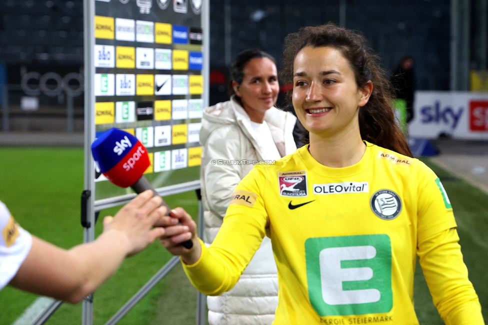 Sturm Damen - Austria Wien
OEFB Frauen Bundesliga, 21. Runde, SK Sturm Graz Damen - FK Austria Wien, Stadion Liebenau Graz, 27.04.2025. 

Foto zeigt Vanessa Gritzner (Sturm Damen)

