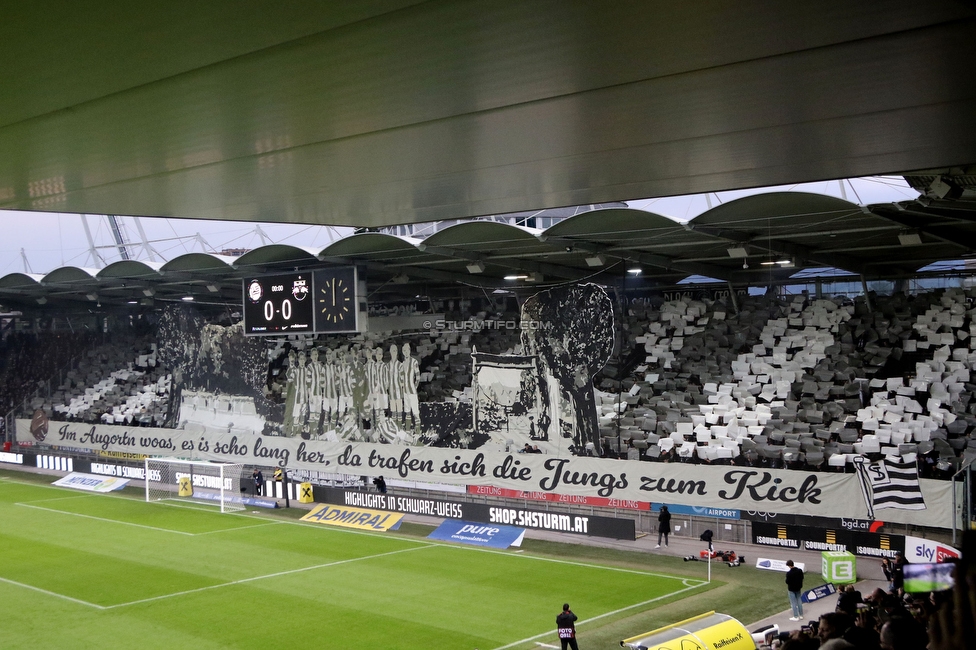 Sturm Graz - RB Salzburg
Oesterreichische Fussball Bundesliga, 30. Runde, SK Sturm Graz - FC RB Salzburg, Stadion Liebenau Graz, 09.05.2025. 

Foto zeigt Fans von Sturm mit einer Choreografie
