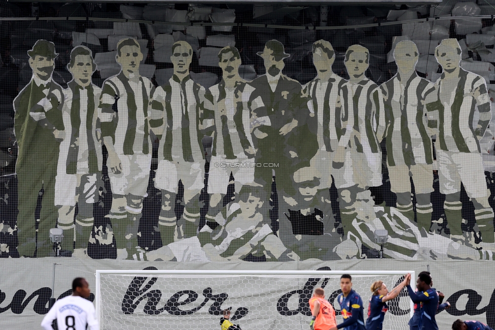 Sturm Graz - RB Salzburg
Oesterreichische Fussball Bundesliga, 30. Runde, SK Sturm Graz - FC RB Salzburg, Stadion Liebenau Graz, 09.05.2025. 

Foto zeigt Fans von Sturm mit einer Choreografie
