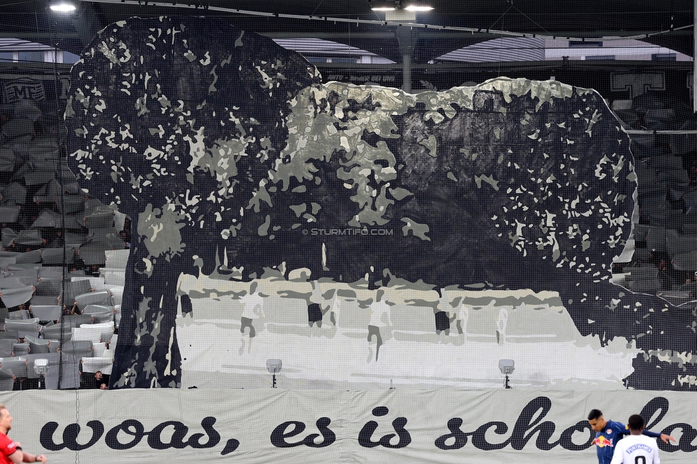 Sturm Graz - RB Salzburg
Oesterreichische Fussball Bundesliga, 30. Runde, SK Sturm Graz - FC RB Salzburg, Stadion Liebenau Graz, 09.05.2025. 

Foto zeigt Fans von Sturm mit einer Choreografie
