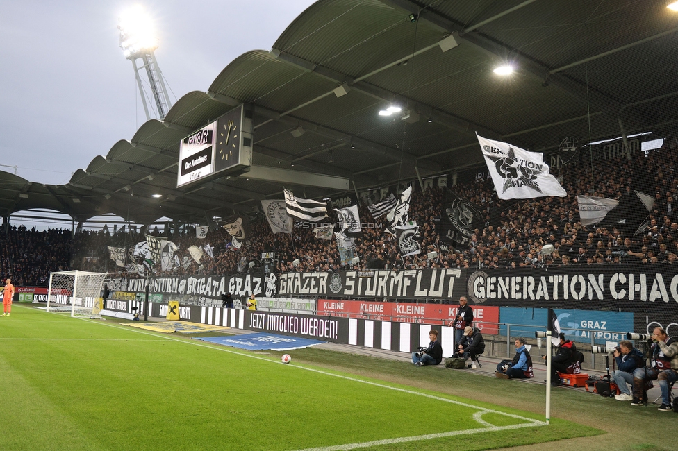 Sturm Graz - RB Salzburg
Oesterreichische Fussball Bundesliga, 30. Runde, SK Sturm Graz - FC RB Salzburg, Stadion Liebenau Graz, 09.05.2025. 

Foto zeigt Fans von Sturm
