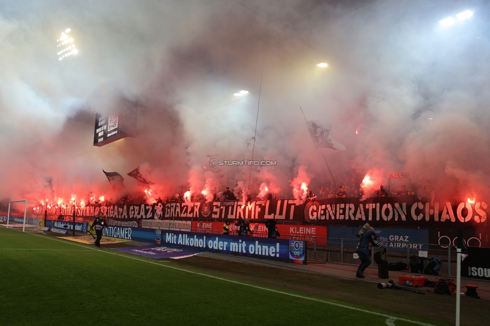 Sturm Graz - RB Salzburg
Oesterreichische Fussball Bundesliga, 30. Runde, SK Sturm Graz - FC RB Salzburg, Stadion Liebenau Graz, 09.05.2025. 

Foto zeigt Fans von Sturm
Schlüsselwörter: pyrotechnik